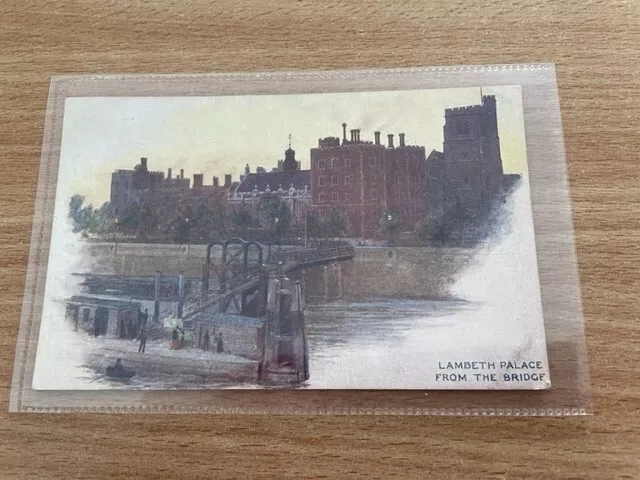 Postcard - Lambeth palace from the bridge London