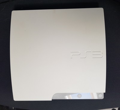 Rare console Playstation 3 ps3 slim blanche semi HS 300go