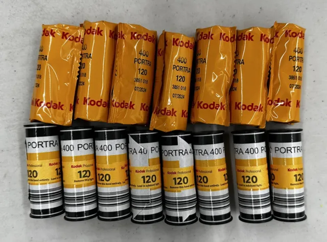 Kodak Portra 400 Color Negative Film Lot - 15 Rolls Unopened