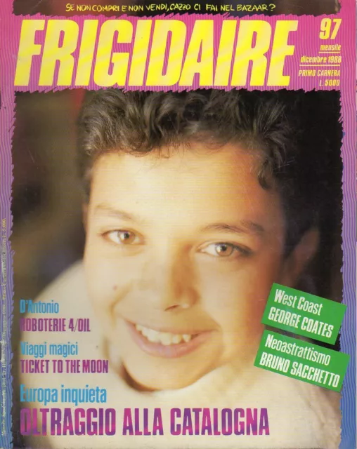 rivista  FRIGIDAIRE ANNO 1988 NUMERO 97 GEORGE COATES, BRUNO SACCHETTO