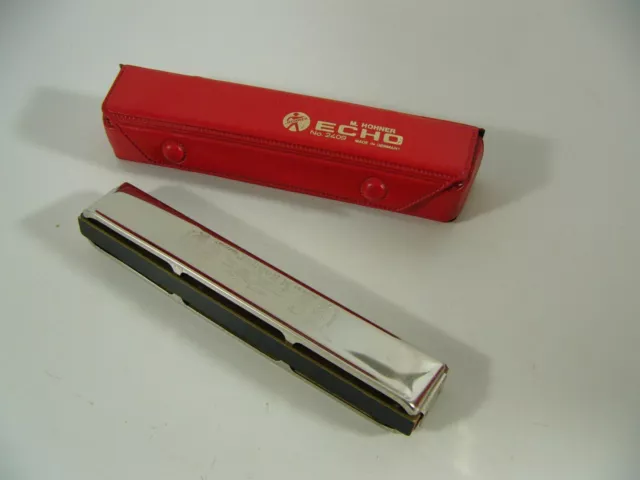 Harmonica M.Hohner ECHO C N° 2409 vintage made in Germany