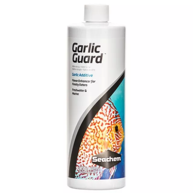 Seachem Garlic Guard 500 Ml Aglio Concentrato Pesci Acquario Dolce E Marino