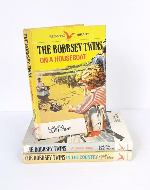 The Bobbsey Twins Bundle x3 Vintage 1970s Hardcover Books Laura Lee Hope Bulk