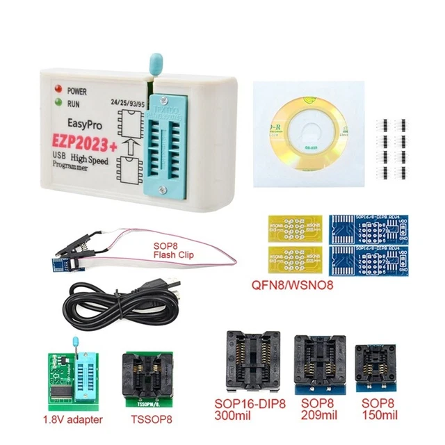 EZP2023+ Programmatore SPI-FLASH ad alta velocità EZP2023-Compilatore USB-Q9I4 2
