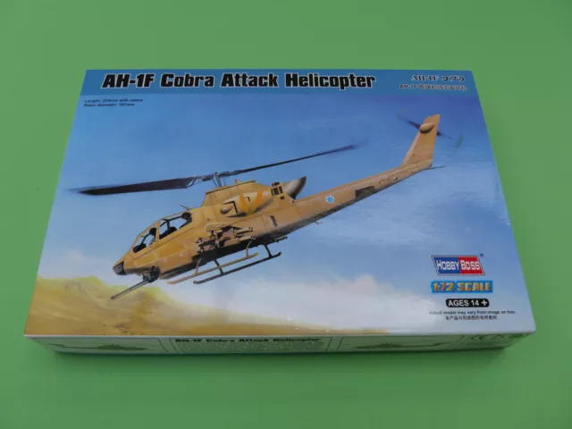 1:72 HOBBY BOSS 87224 AH-1F COBRA Attack Helicopter - 2 Decalvers. baubar!