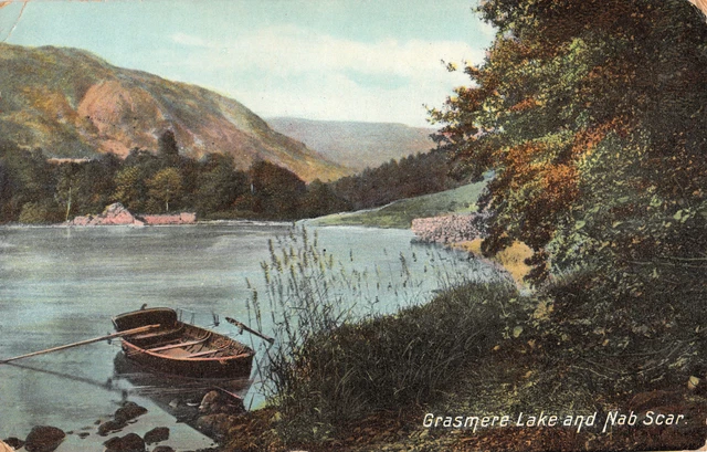 R310514 Grasmere Lake and Nab Scar. B. B. Series No. A 32. 1932