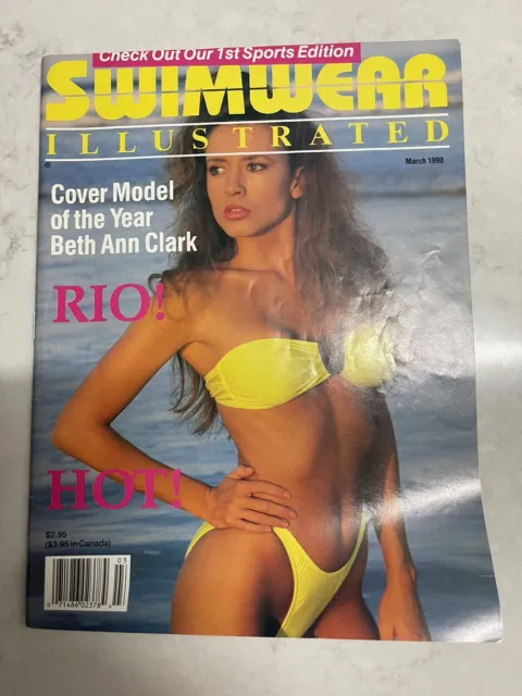 Swimwear Illustrated rare Magazine March 1990