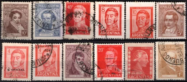 ARGENTINIEN  Briefmarken Lot gestempelt - +A115