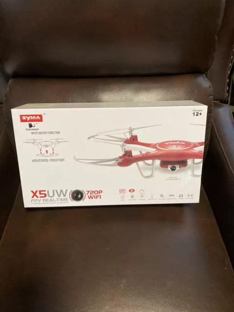 Syma X5UW Wi-Fi FPV 2.4Hgz RC Drone Quadcopter 720p HD Camera Flight Plan NEW