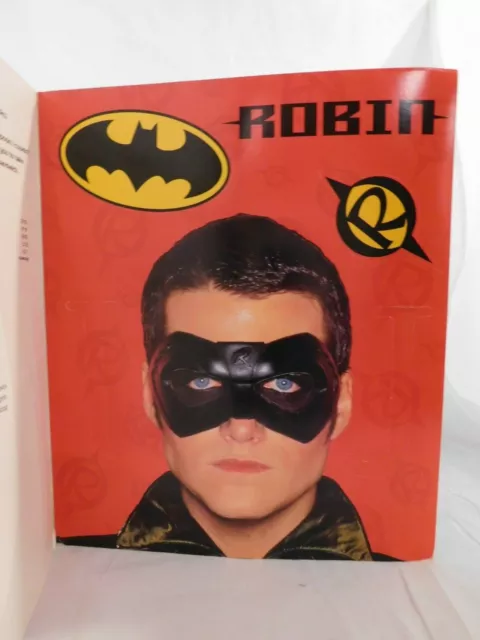 Batman Forever Childrens Mask Book Punch-Out 4 Masks Activities New 1995 3