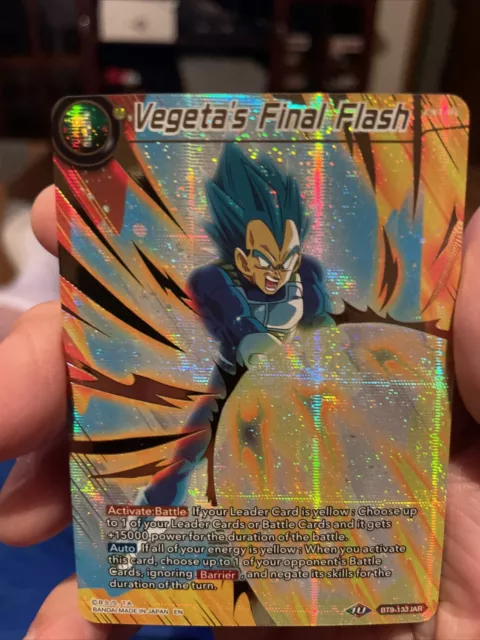 ALT ART Vegeta's Final Flash - IAR Foil Gold Stamp - Dragon Ball