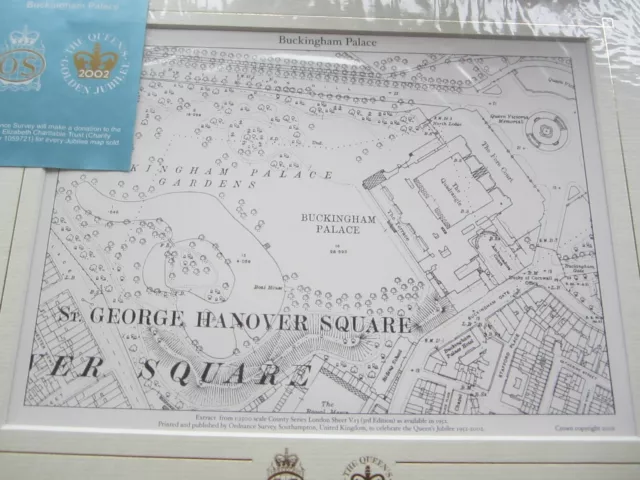 Jubilee maps of london 2002  buckingham palace