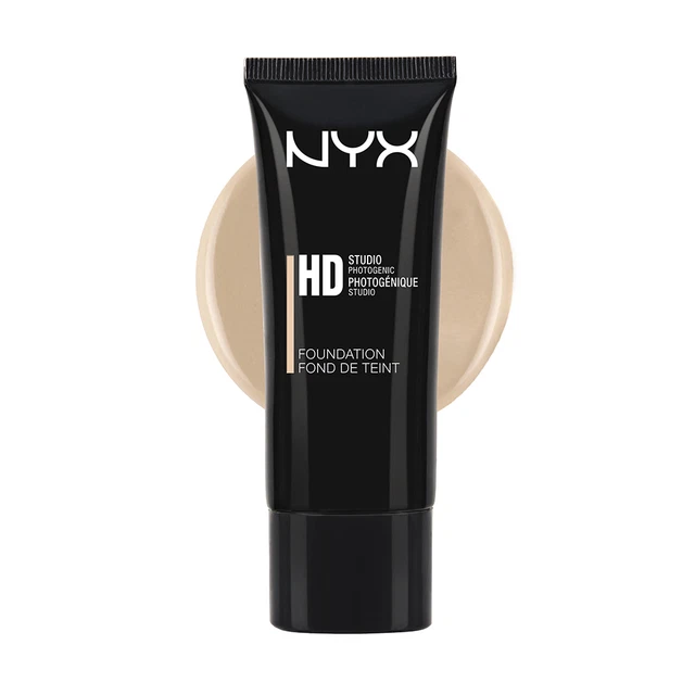 NYX  HD High Definition Studio Photogenic Foundation HDF101 Nude In Box Sealed