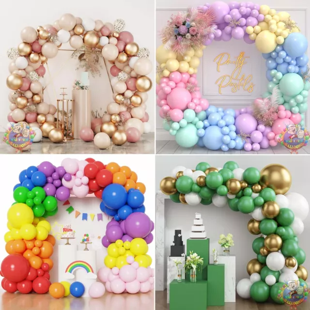 Balloon Arch Kit +Balloons Garland Birthday Wedding Party Baby Shower Decor UK 2