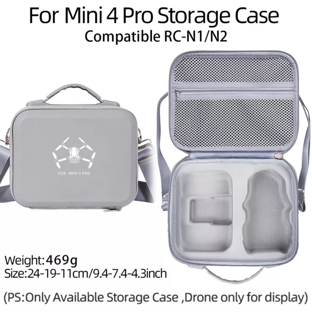 Drone Storage Bag Remote Control Protective Bag For Dji Mini 4 Pro Rc/Rc 2/Rc-N2