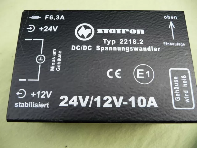  Statron Spannungswandler 12V auf 24V DC/DC