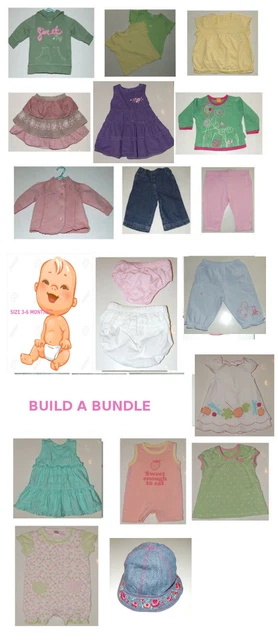 Build a Bundle 🌸Abbigliamento per bambine 3-6 mesi da NEXT, cura della madre, mini modalità