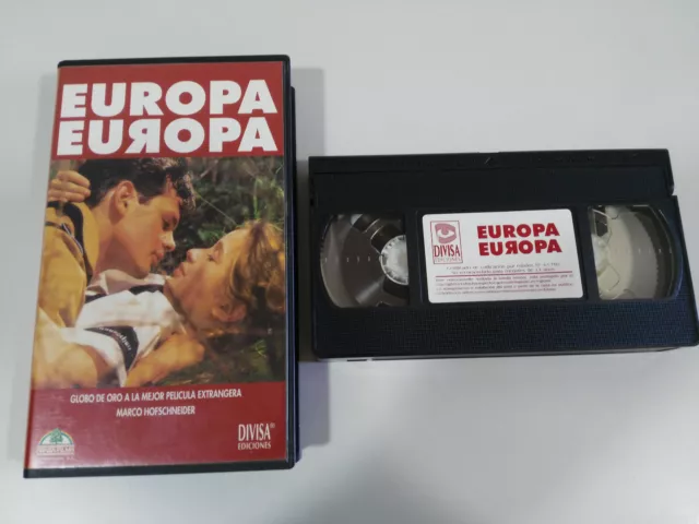 Europa L Film Tape VHS Collector Édition Espagnole marco Hofschneider