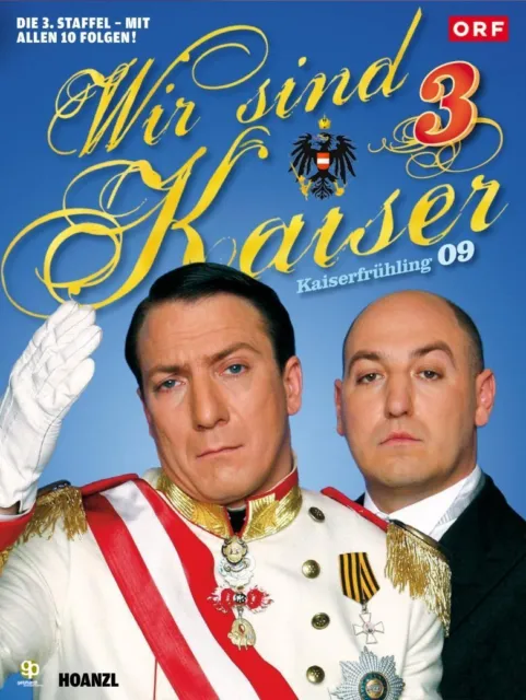 WIR SIND KAISER 3 (Robert Palfrader, Rudi Roubinek) 3 DVDs NEU+OVP