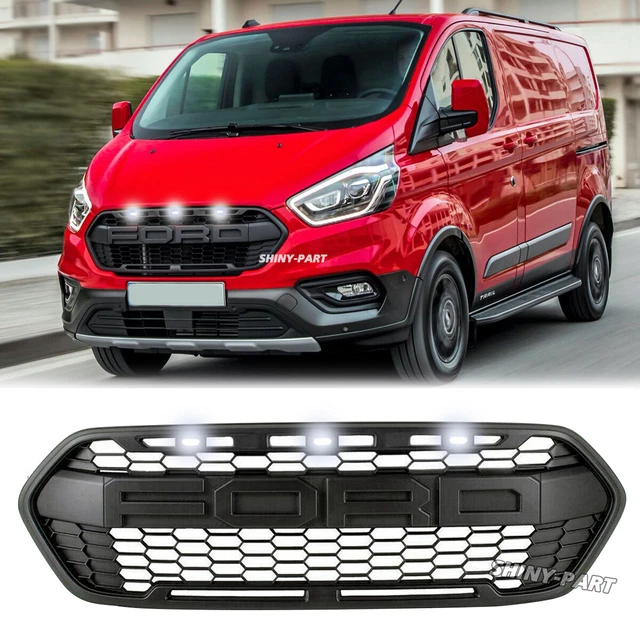 Raptor Style Oberer Mesh Grill Mit LED Für Transit Custom Raptor