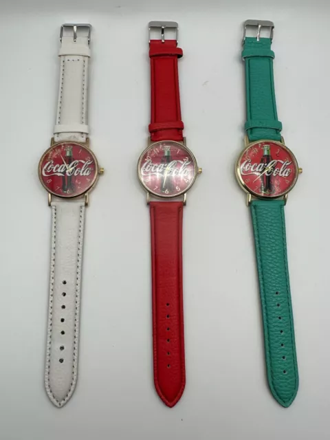 Coca Cola Armbanduhr Originalgetreue Nachbildung Neu & OVP Analog Sammlerstück