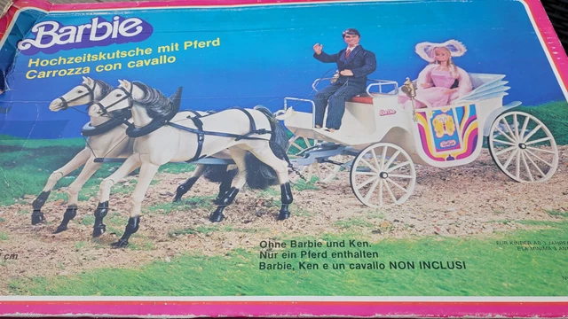 Barbie Calèche Traîneau Avec Cheval Blizzard - Mattel 1991 - Neuf Boîte Scellée