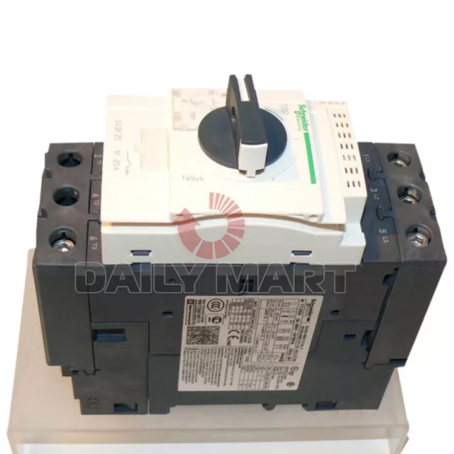 New Schneider Circuit Breaker GV3-P25 GV3P25 Manual Starter 600VAC 40A IEC 7.5HP