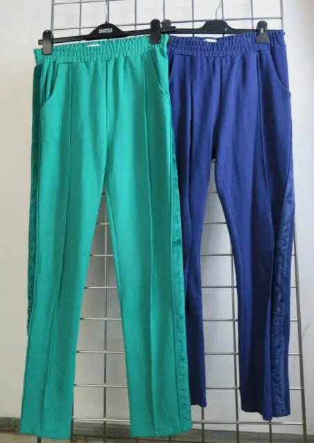 Boden Set x2 Pantaloni con Lampade Alla Moda Verde/Blu Navy Alta Qualità 13 Y