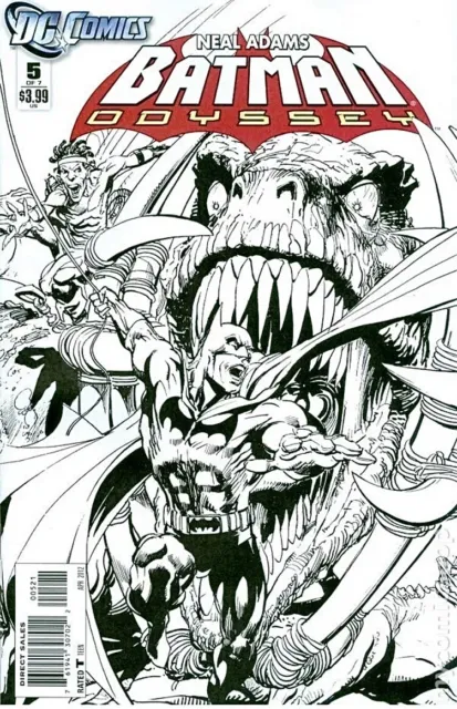 Batman Odyssey Vol 2 #5 Sketch Cover Variant By Neal Adams NM