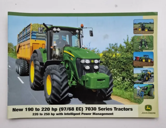 John Deere 7030 Series Tractor Sales Brochure
