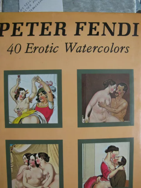 express post 40 Erotic Watercolors - Peter Fendi OzSellerFasterPost!