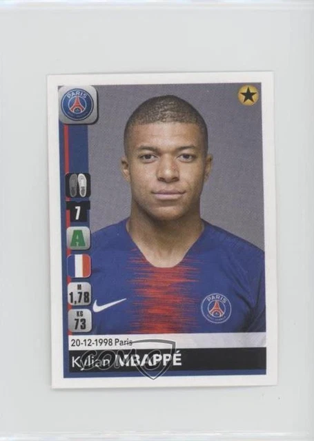 2018-19 Panini Foot Album Stickers Kylian Mbappe #369