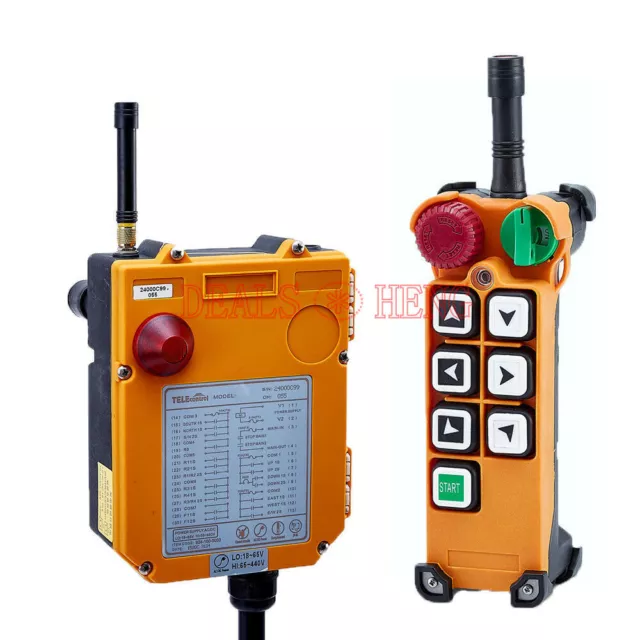 F24-6S Telecomando wireless radio gru a doppio trasmettitore 18~65 V