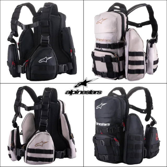 Alpinestars Bag - Techdura Tactical MX Enduro Pack - Black/White