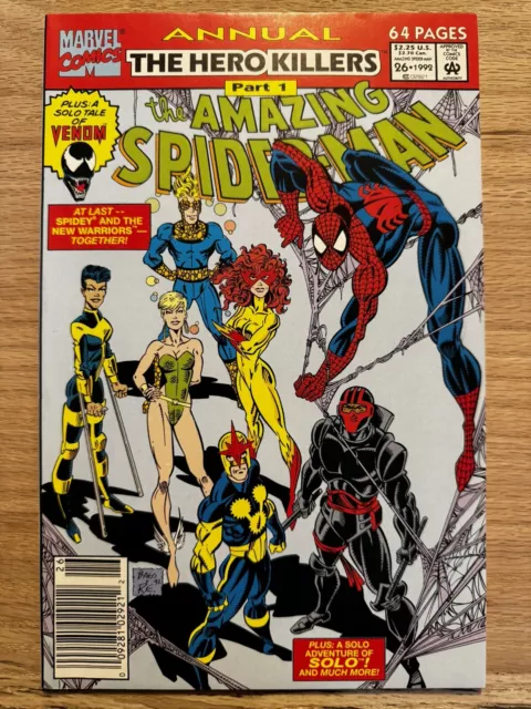 MARVEL COMICS.  The Amazing Spider-Man Annual #26 The Hero Killers Part 1 1992