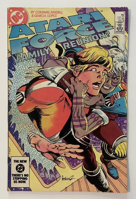 Atari Force; Vol 2 #4. April 1984. Dc. Vg+. Gerry Conway! Bagged & Boarded.