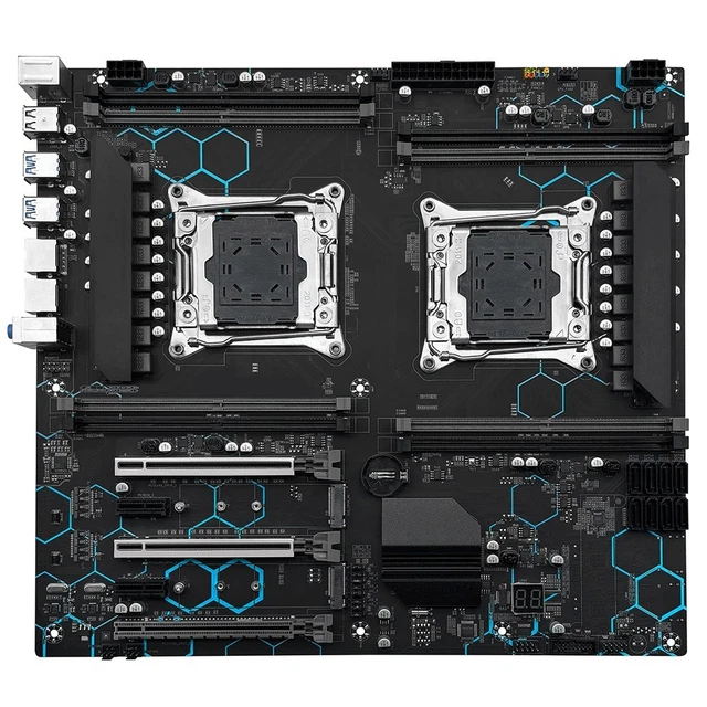 MACHINIST X99 MD8 Motherboard Dual CPU E-ATX Support Xeon LGA 2011 ...