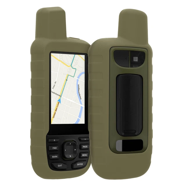 Kwmobile Cover In Silicone Per Garmin GPSMAP 65/62/62S/62SC – Custodia Protettiva Antiscivolo E Antigraffio, Nera - 3