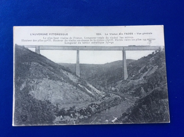 Cpa Le Viaduc Des Fades General View