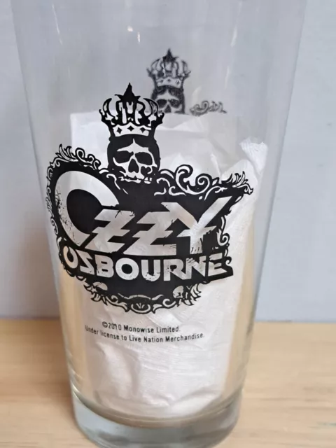 Ozzy Osbourne 1 Pint Beer Glass