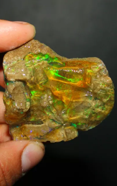 Opal rough, Welo Fire opal, Loose opal, Natural Ethiopian Opal rough 295.10 Cts