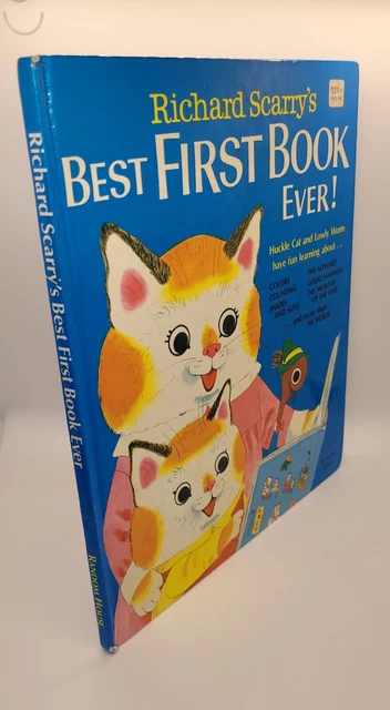 Vintage Richard Scarry's BEST FIRST BOOK EVER! 1979 Hardcover - Random House