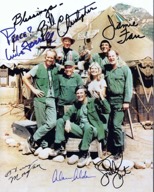 MASH TV Show Cast 8x10 photo picture autograph *REPRINT*