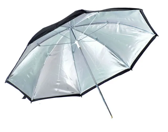 Paraguas de estudio reflectante plateado Kood 43" / 109 cm