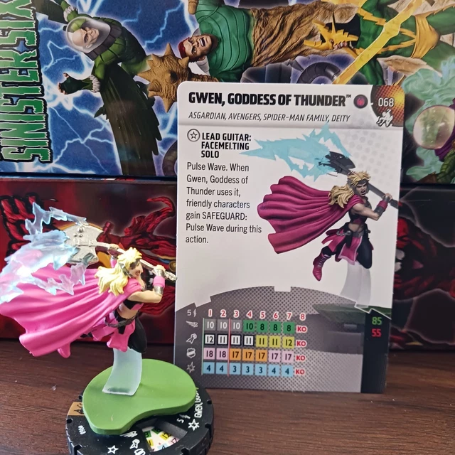 Gwen, Goddess of Thunder 068 Chase Spider-Man Beyond Amazing Marvel Heroclix