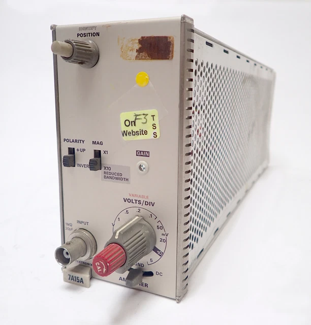 TEKTRONIX 7A15A VERTICAL AMPLIFIER 80 MHz for 7000 SERIES SCOPES, AS-IS ...