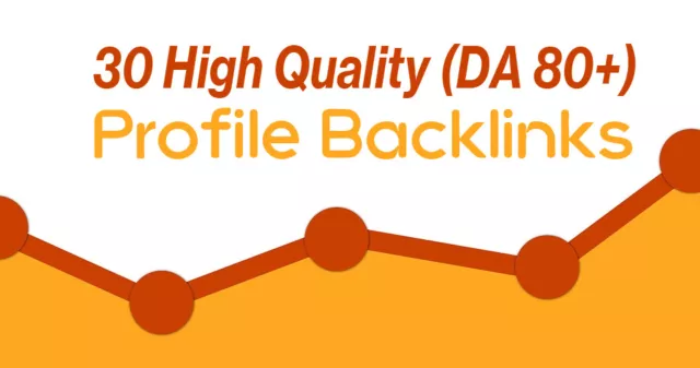 30x Profile backlinks (da 80+) 30 high da profile backlinks SEO Ranking Agentur