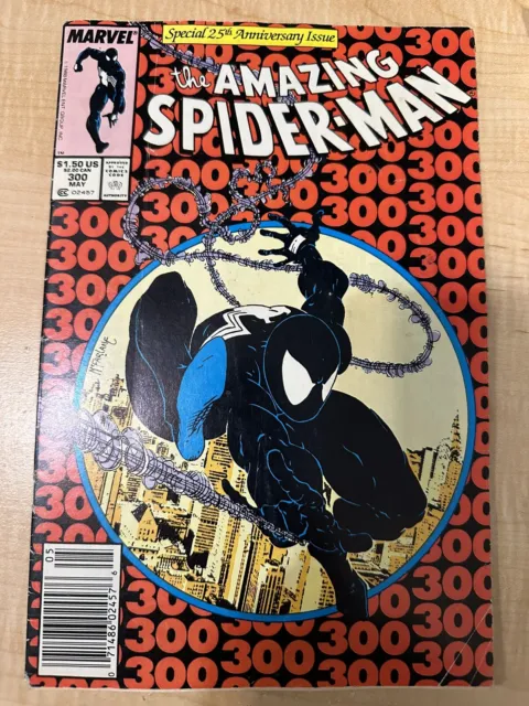 Amazing Spider-Man #300 (1988) Newsstand 1st Appearance Venom 1st Print CGC It