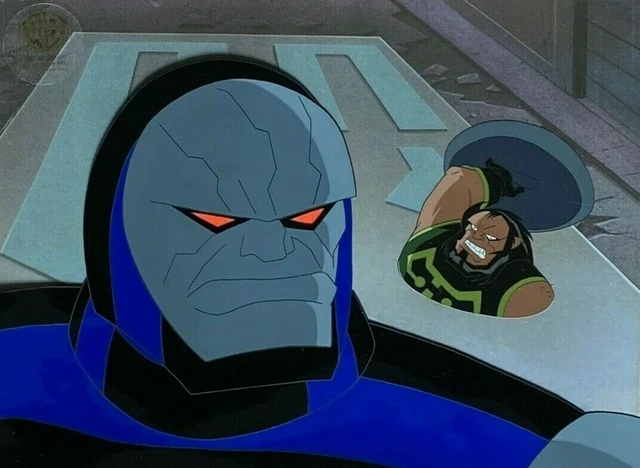 BRUCE TIMM rare DARKSEID & KALIBAK New Gods cel 2 Apokolips Now STAS WB COA CC