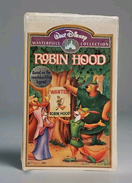WALT DISNEY ROBIN Hood Masterpiece Collection VHS New Factory Sealed £9